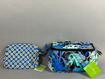 Vera Bradley Riviera Blue Cosmetic & Camofloral Travel Cosmetic Bags