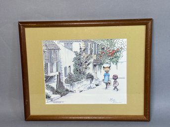 Elyse 'West Hill Street' Framed Print, 1978