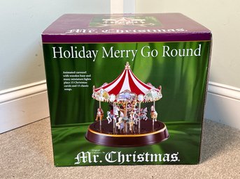 Holiday Merry Go Round New In Box