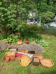 Smaller Baskets Lot 24 Baskets Total