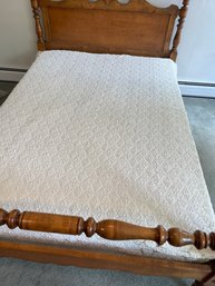 Two Antique Hand Crocheted, Bedspread,  Made With Love By Grandma 103x78in