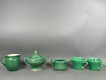 Vintage Green Pottery