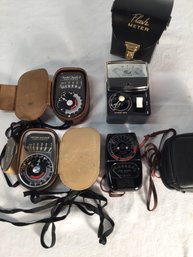 Light Meters Lot Of 4