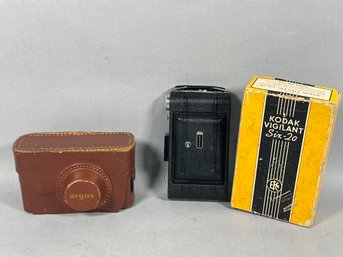 Vintage Argus & Kodak Vigilant Six 20 Cameras