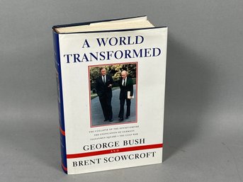 Autographed George Bush 'A World Transformed' Book