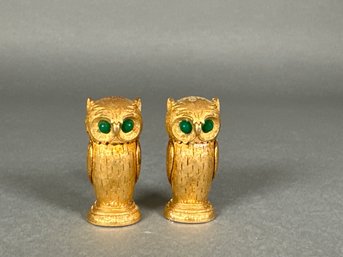 Vintage Florenza Owl Salt & Pepper Shakers