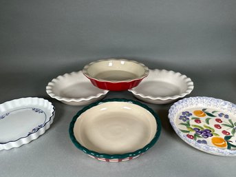 Pie Plates Including Corning Ware