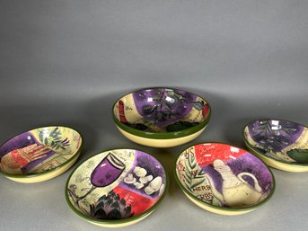 Susan Wringet Pasta Bowl With Four Bowls