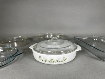 Vintage Glassbake Lidded Casserole Dish & More