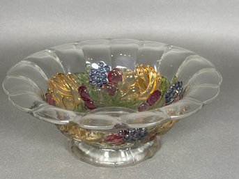 Vintage Indiana Glass Fruit Bowl