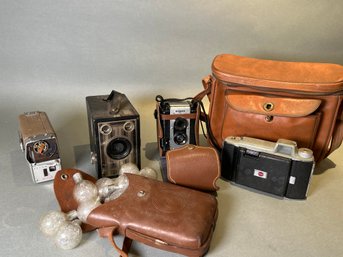 Vintage Kodak, Argus, Brownie Juniors Camera & Videocameras