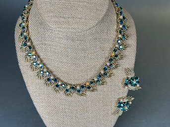 Gorgeous Necklace & Clip On Earring Set