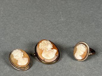 Cameo Pins & Ring