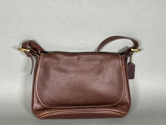 Brown Leather Coach Bag