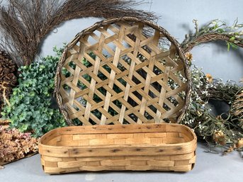 Beautiful Basket With Rope Border & Bread Basket