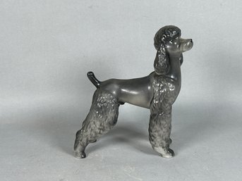 Vintage Hollohazi Porcelain Poodle, Hungary