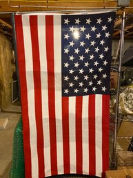 American Flag 3x5ft Made In The USA On Pole With Eagle Topper