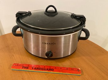 Crock Pot Slow Cooker Model SCCPVL600-S Tested Heats Right Up Working Clamp Down Lid