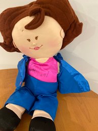 Signed Rosie ODonnell Doll In Black Sharpie Provenance Acquired By Client In Person At Show