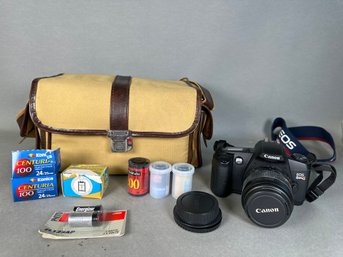 Canon EOS Rebel Camera With Bag