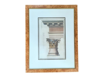 One Of Two Similar In This Sale - Beautifully Framed Architectural Print