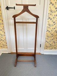 Vintage Wood Valet Stand