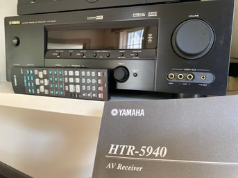 Yamaha HTR-5940 Natural Sound AV Receiver Audiophile Stereo With Remote