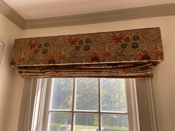 Set Of 3 Polo Ralph Lauren Valance And Roman Shade Curtains Window Treatments