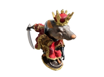 Vintage Nutcracker Tchaikovsky King Rat Christmas Ornament