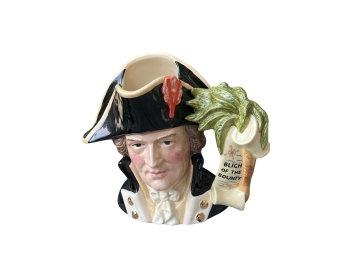 Royal Doulton #D6967 'captain Bligh' Character Jug Of The Year 1995 Porcelain Toby Jug With C.O.A.