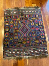 Asian Kilim Wool Area Rug Carpet