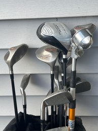 Set Of Titanium Golf Clubs With Bag