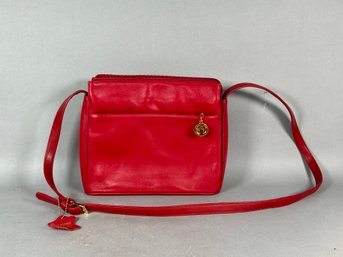 Red Leather Giani Bernini Purse