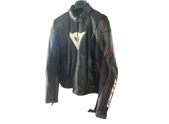 Dainese Leather Motorcycle Jacket And Pants In Black