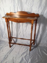 Pine Console/side Table Spindle Legs