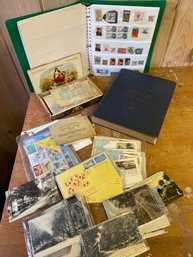 Stamp & Ephemera: International Junior Postage & Stamp Album Started In 1929 Antique Vintage Canceled And