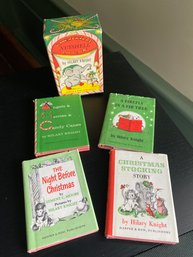 Christmas Nutshell Library 1963 Harper Row With Dust Jackets And Slipcase Books And Spines Are Tight Clean