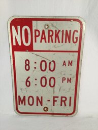 Vintage Aluminum Street Sign