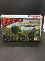 Vintage Sealed Package Dinosaurs The Mesozoic Era Trading Cards 2 Of 2