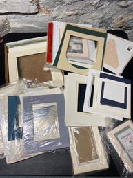 Collection Of Assorted Beveled Mat Frames Some New Unopened