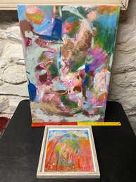 Original Paintings By Debbie Detwiller Smith Grasshopper Heaven And Colorful Chaos