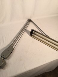 1950s Dazor Floating Arm Clamp On Drafting Light Fixture P-2134-16