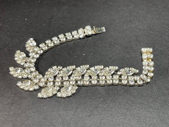 Vintage White Rhinestone Bracelet