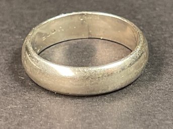 Plain Sterling Silver Band Ring Size 6