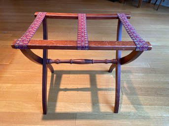 Wood Luggage Suitcase Rack Stand