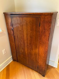 Antique Primitive Wood Jelly Cupboard Cabinet Single Door