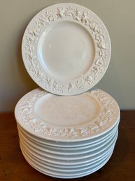 6.25in Wedgwood Embossed Queens Ware Pattern 2768 11 Plates