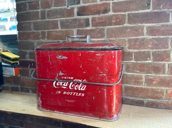 Vintage Metal Coca Cola Cooler