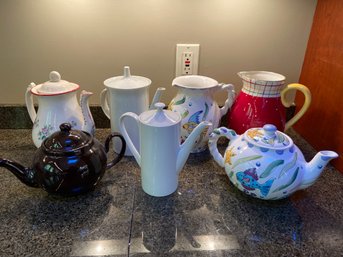 Tea Pots And Pitchers Ceramic And Porcelain