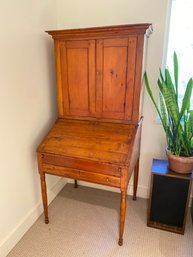 Antique Pine Board Secretary Desk Chatming